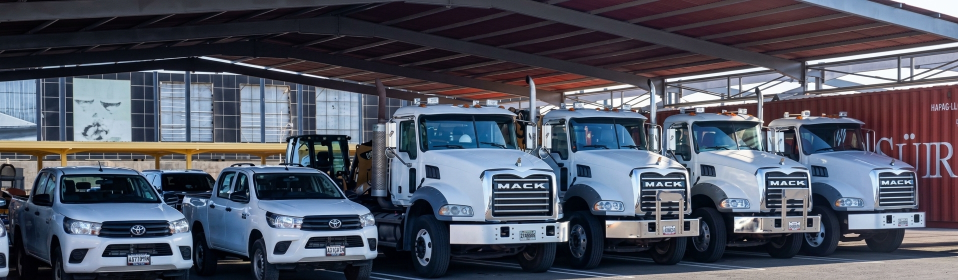 Gandolas Mack y camionetas pick-ups 4x4 para respuesta rápida e inspección - TEX C.A.
