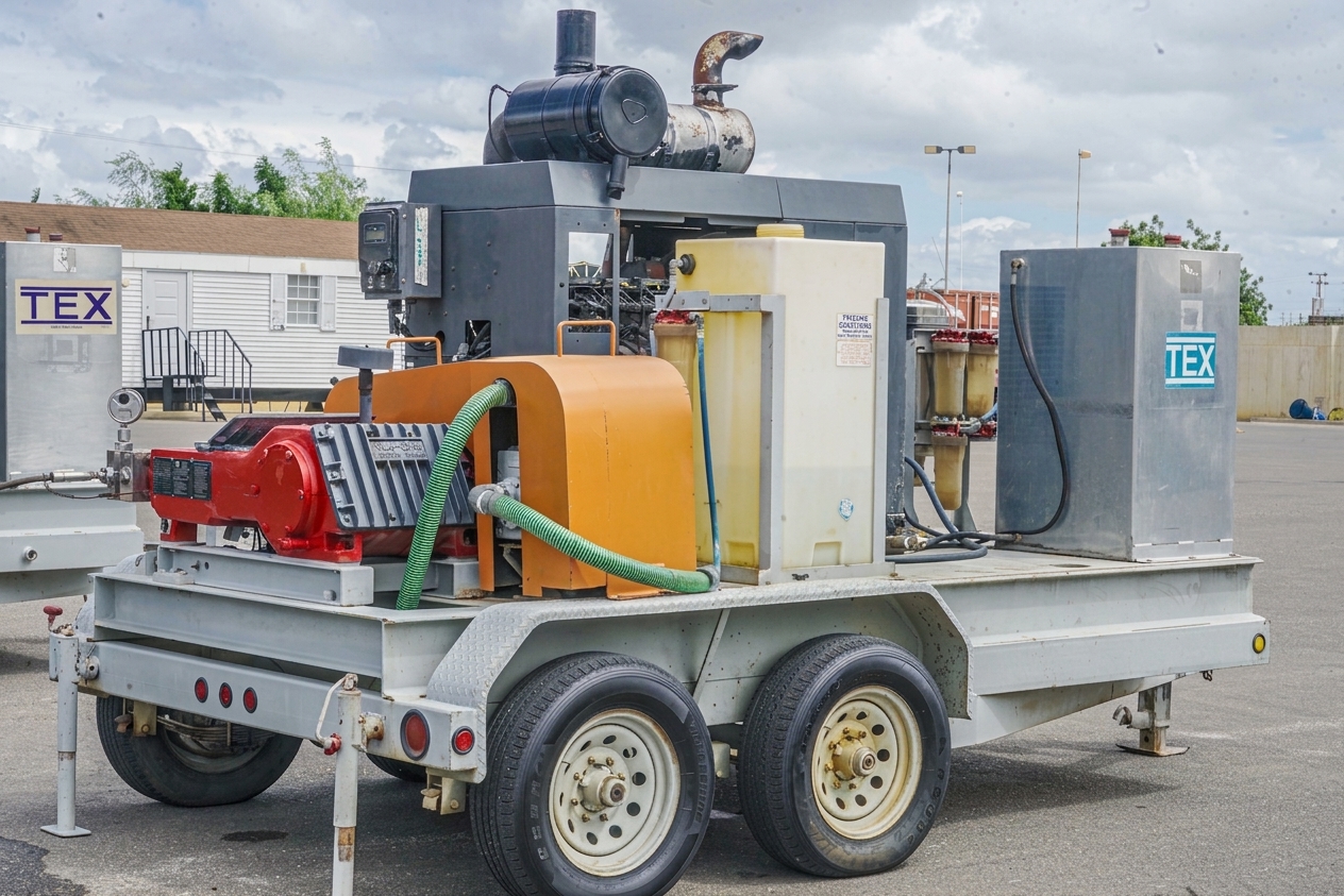 Unidad de alta presión Hydrojetting Aqua-Dyne de 20.000 y 40.000 PSI para limpieza industrial - TEX C.A.