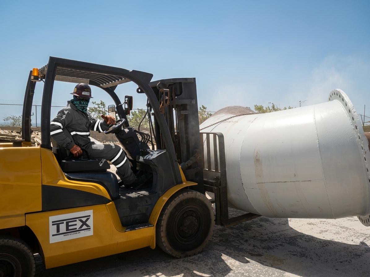 Manejo, transporte logístico y acondicionamiento técnico de materiales para obras civiles