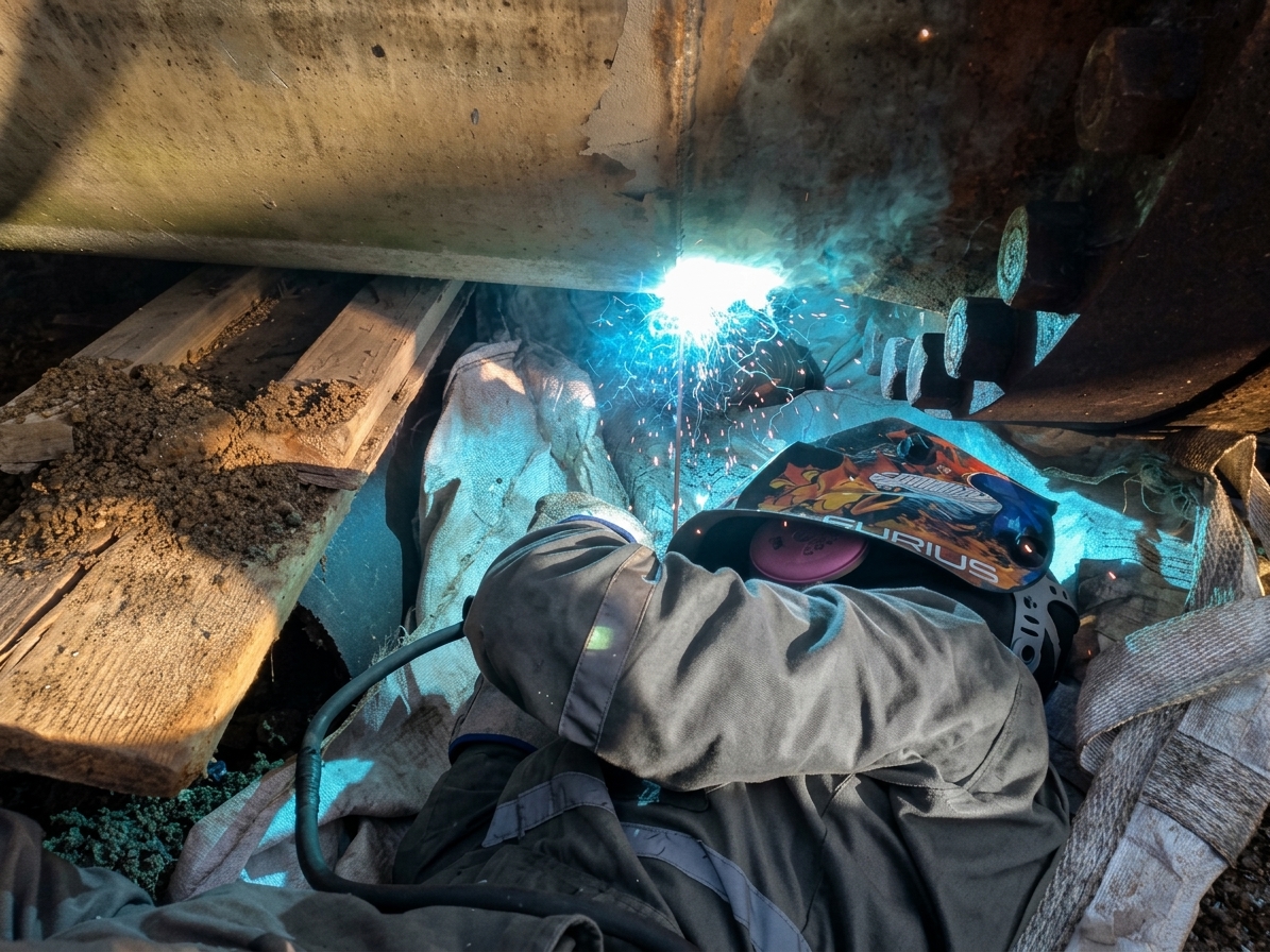 Soldadura especializada de alta precisión SMAW TIG en espacios confinados industriales